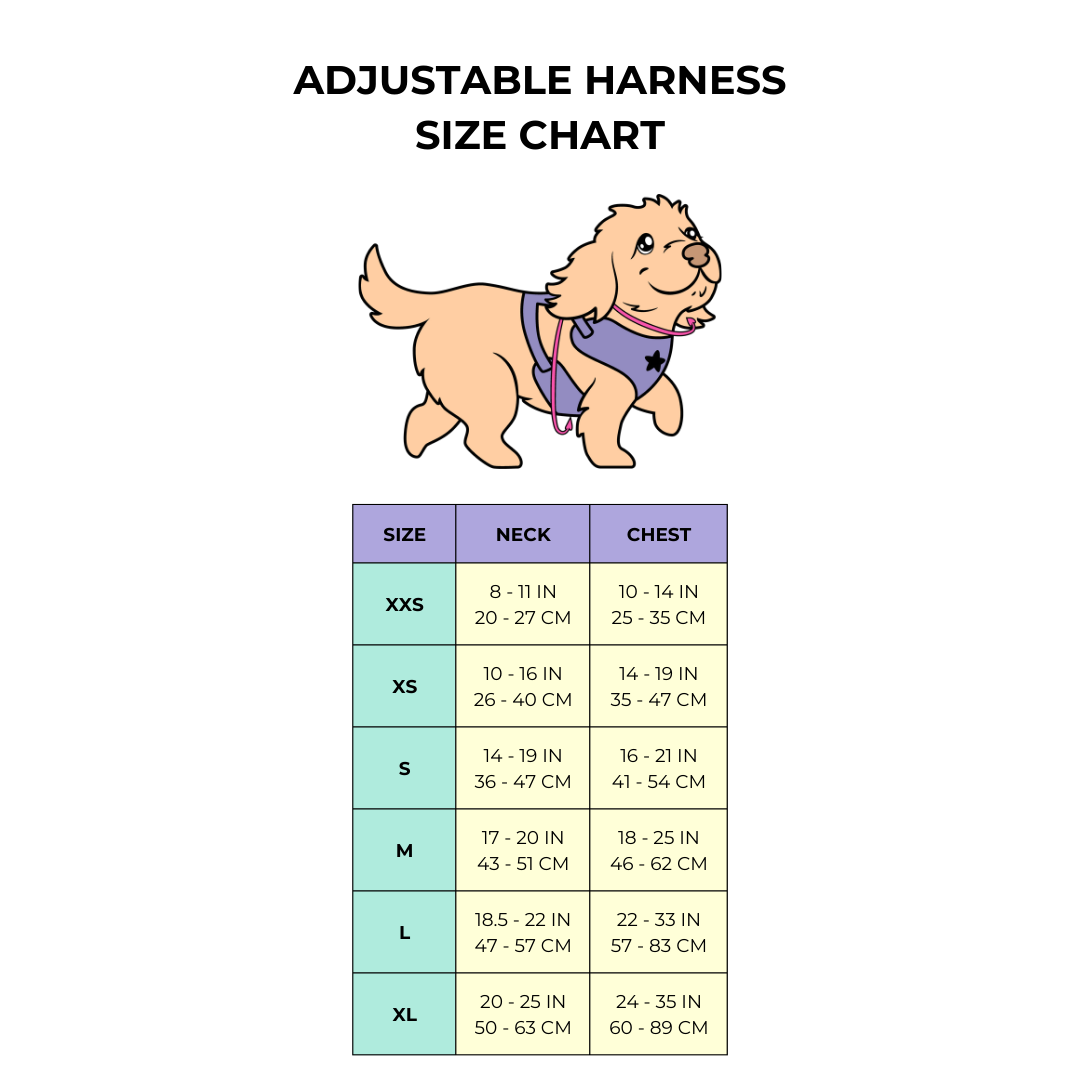 DOG ADJUSTABLE HARNESS -  AVOCARDIO