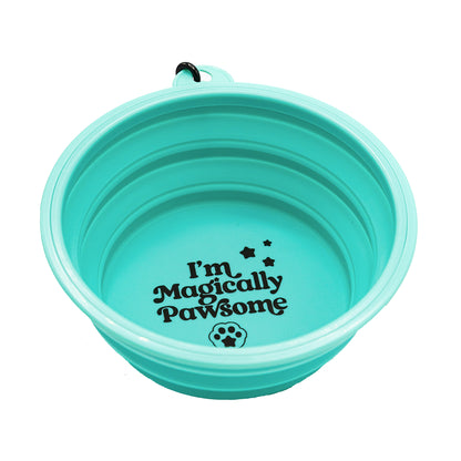 COLLAPSIBLE BOWL - TURQUOISE